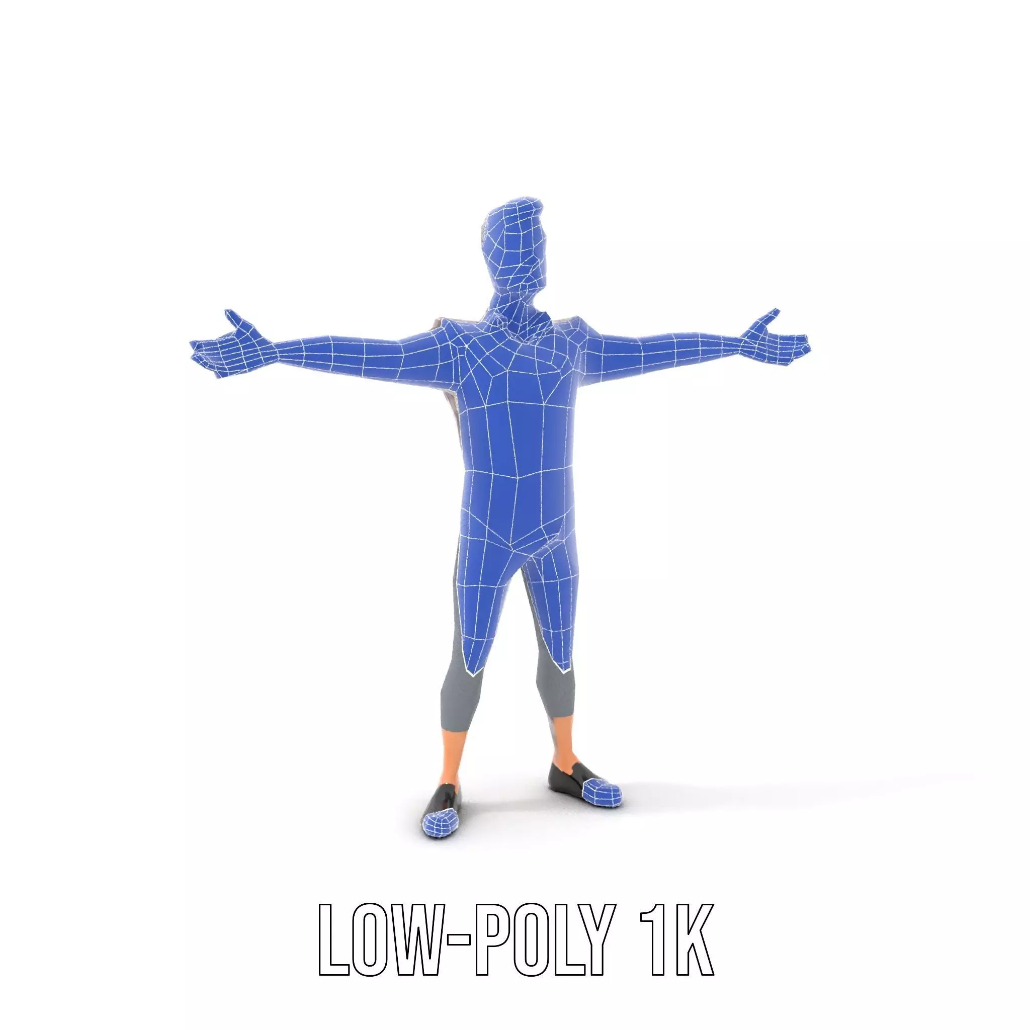 Plaid Shirt Character model pack Low-poly 3D model_25