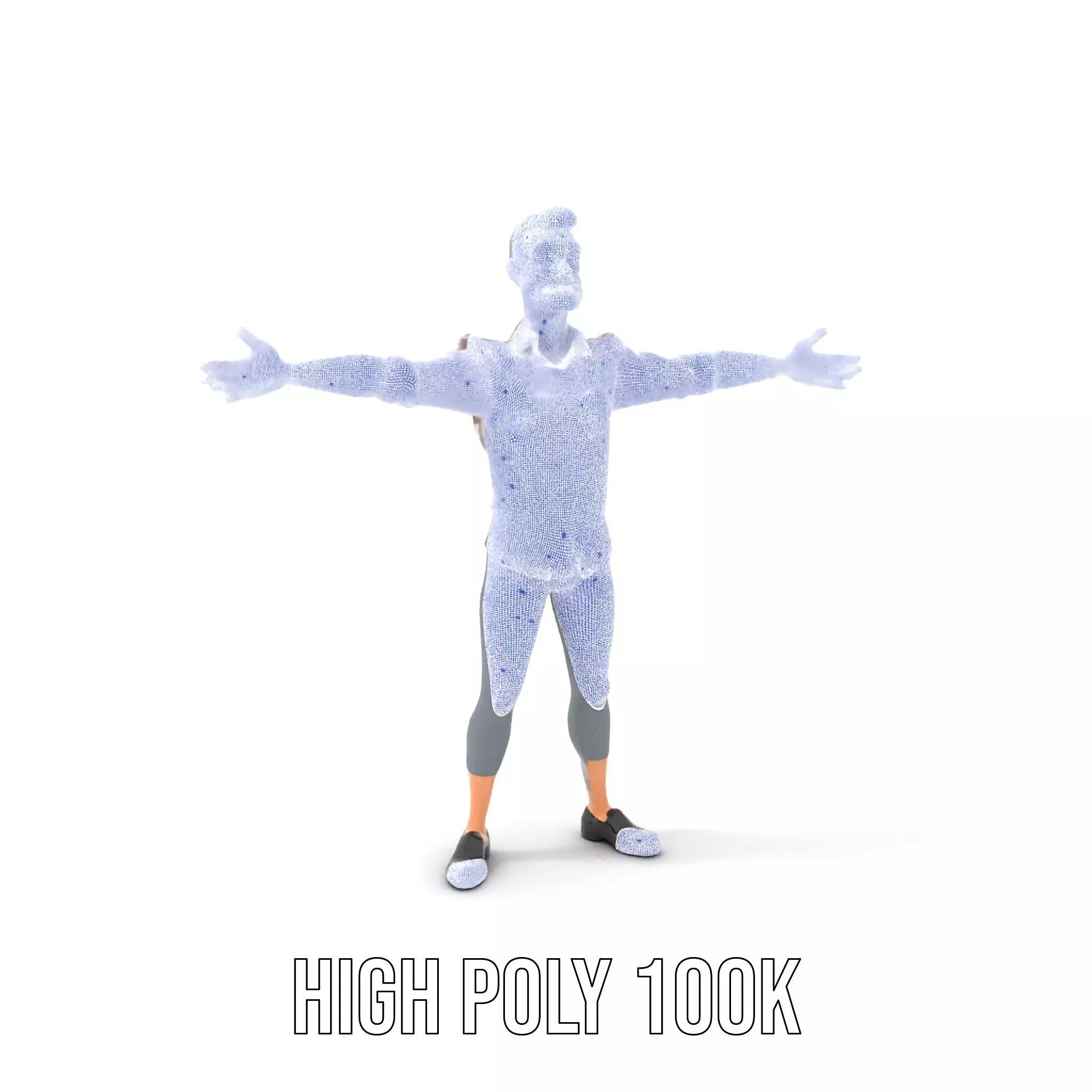 Plaid Shirt Character model pack Low-poly 3D model_4