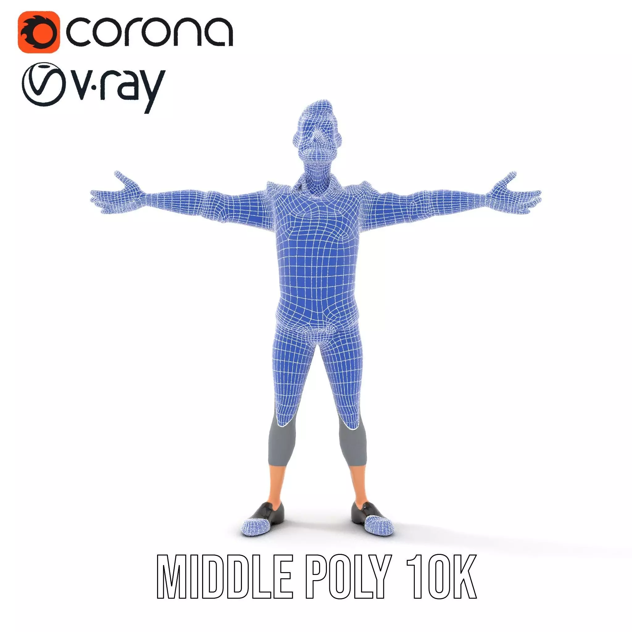 Plaid Shirt Character model pack Low-poly 3D model_19