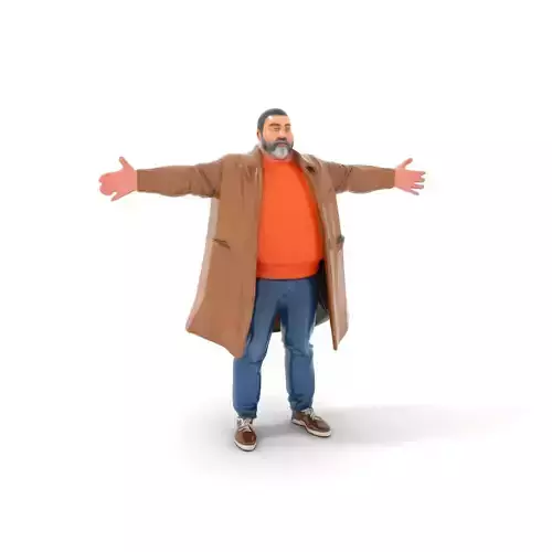 Casual Autumn Outfit model pack Low-poly 3D model