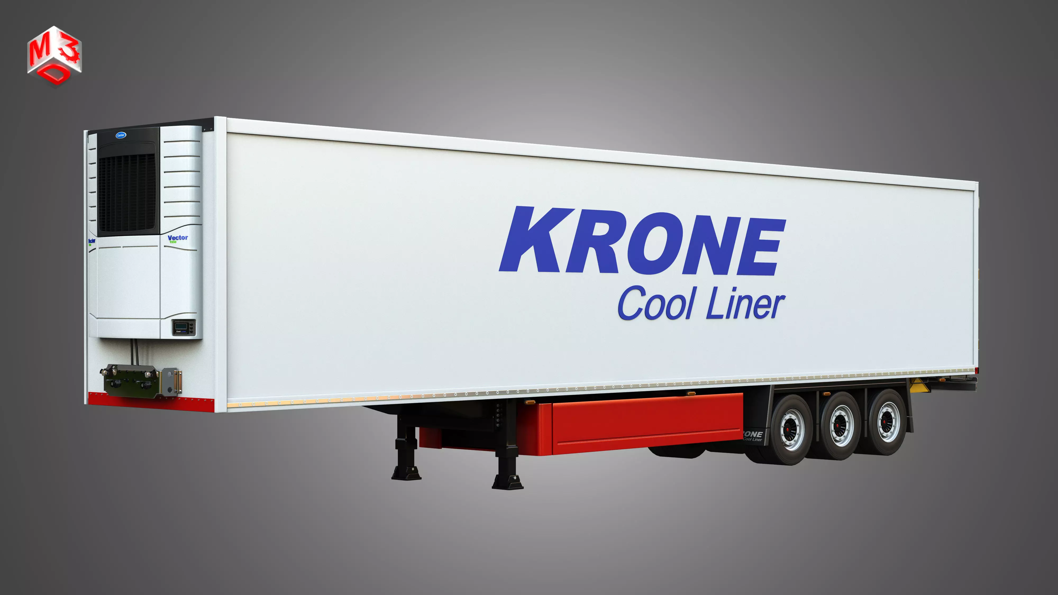 Krone Cool Liner Trailer 3D model_0