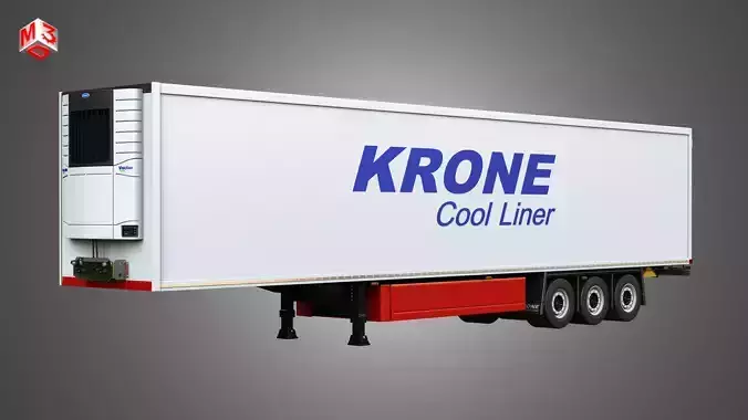 Krone Cool Liner Trailer 3D model
