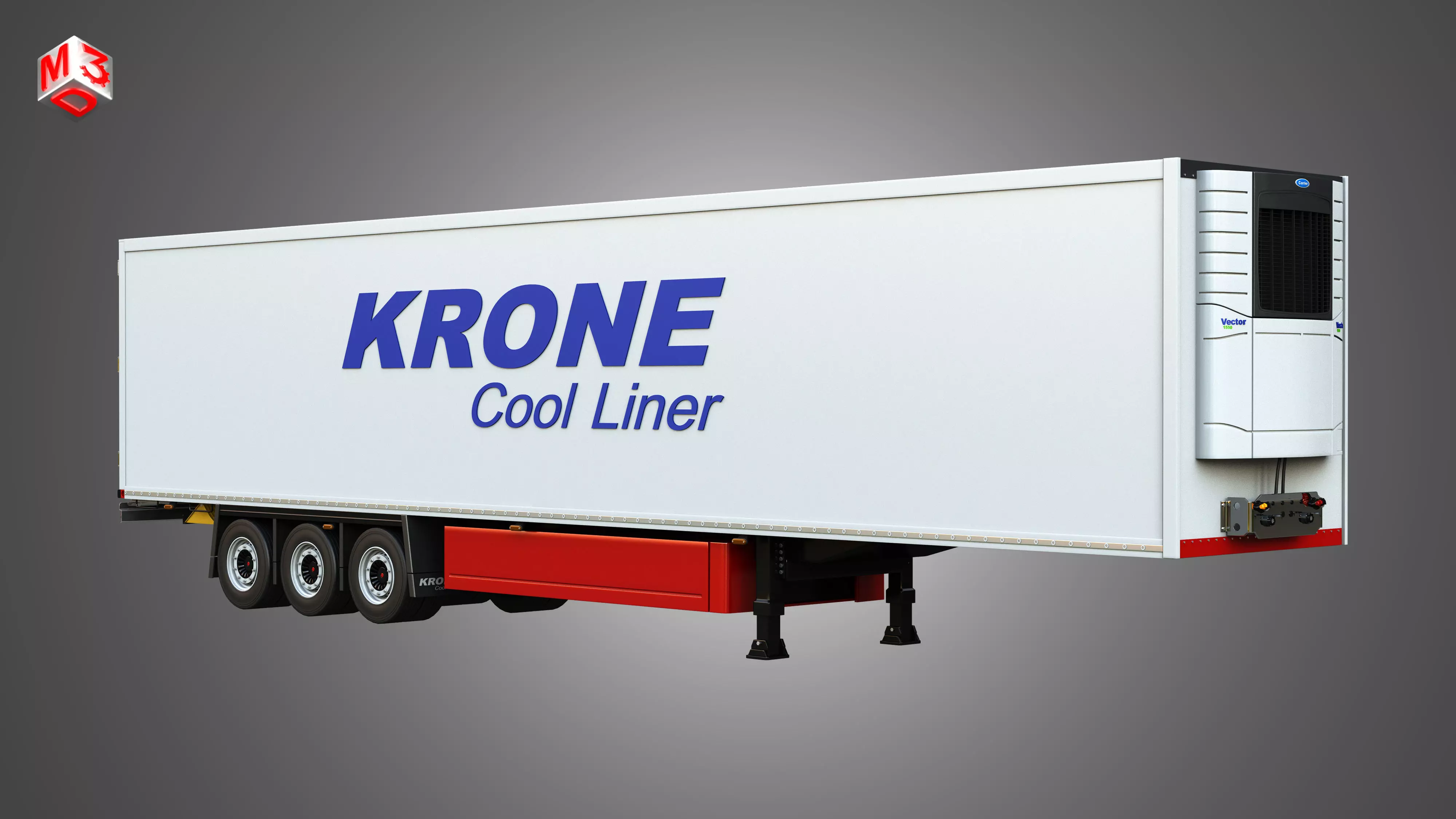 Krone Cool Liner Trailer 3D model_2