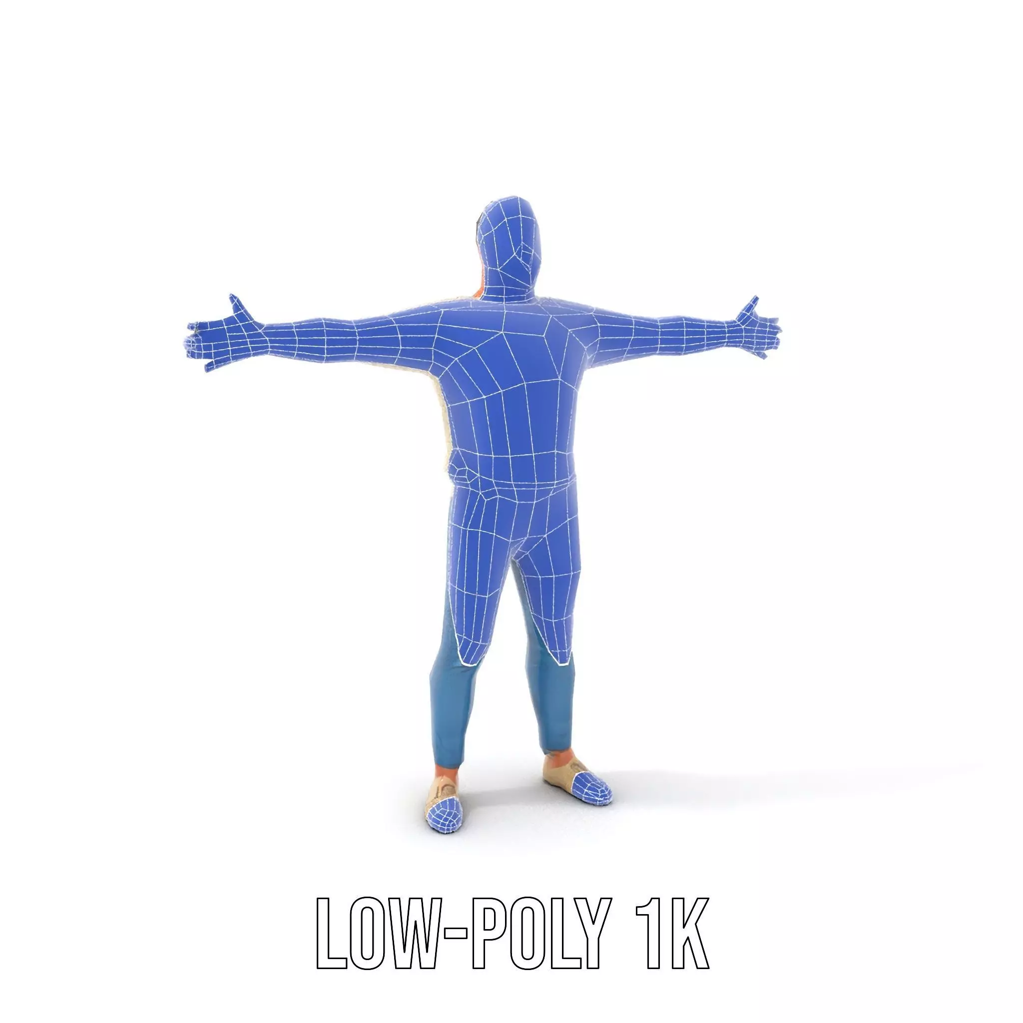 Casual Attire Man model pack Low-poly 3D model_19