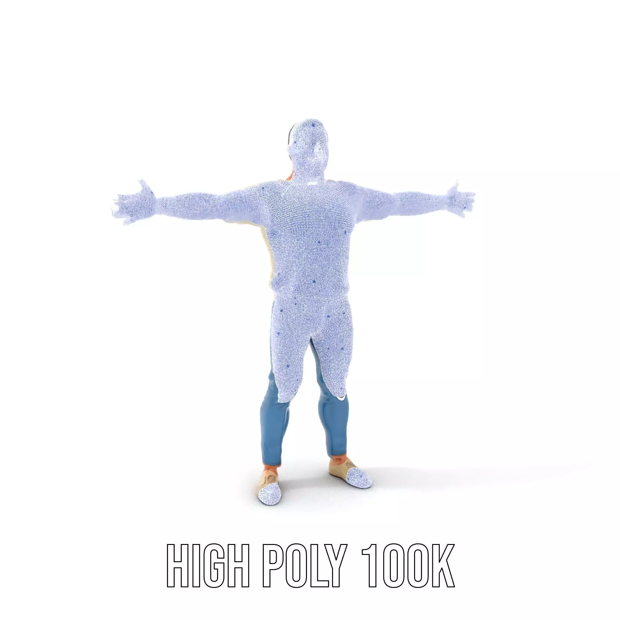 Casual Attire Man model pack Low-poly 3D model_4