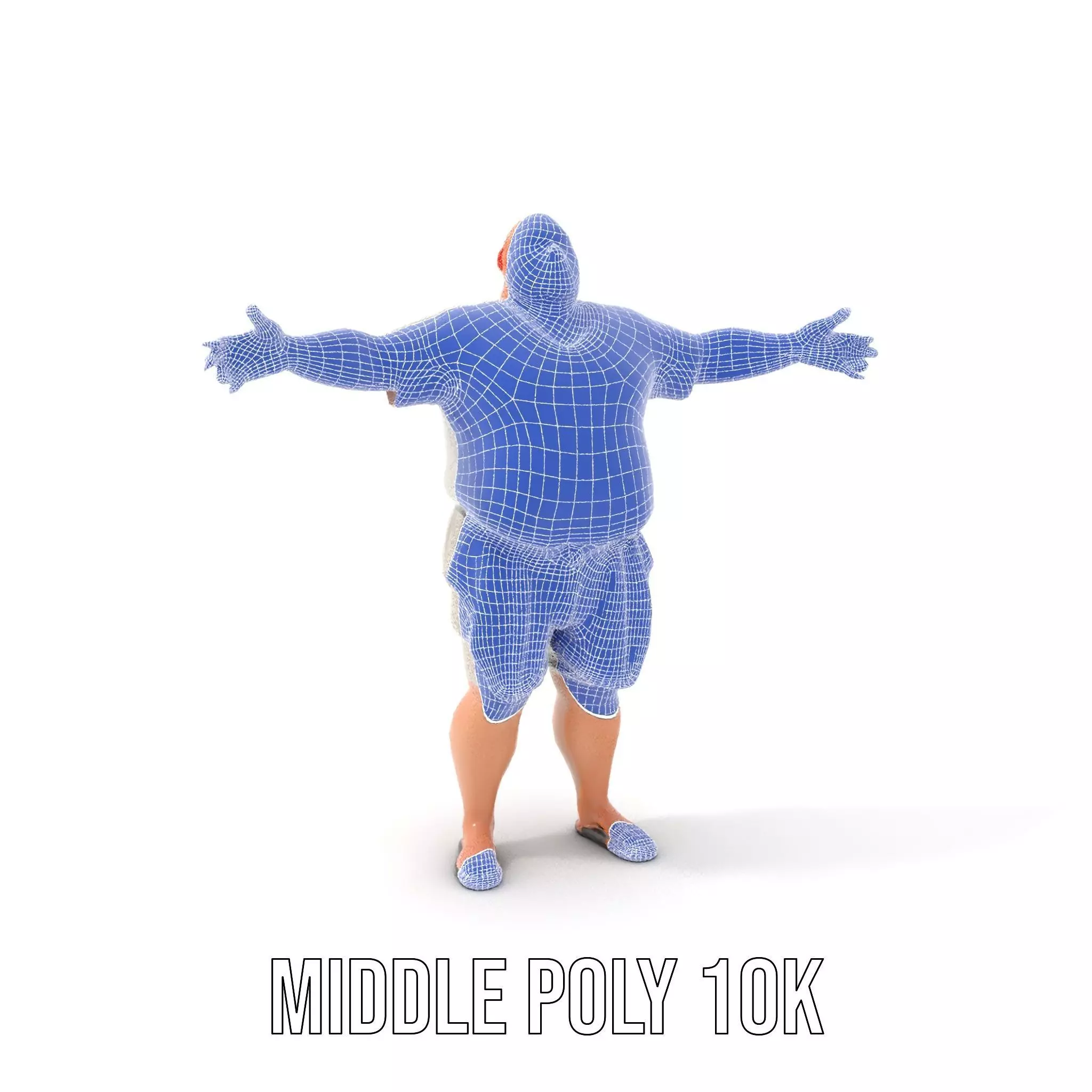 Casual Attire Male model pack Low-poly 3D model_21