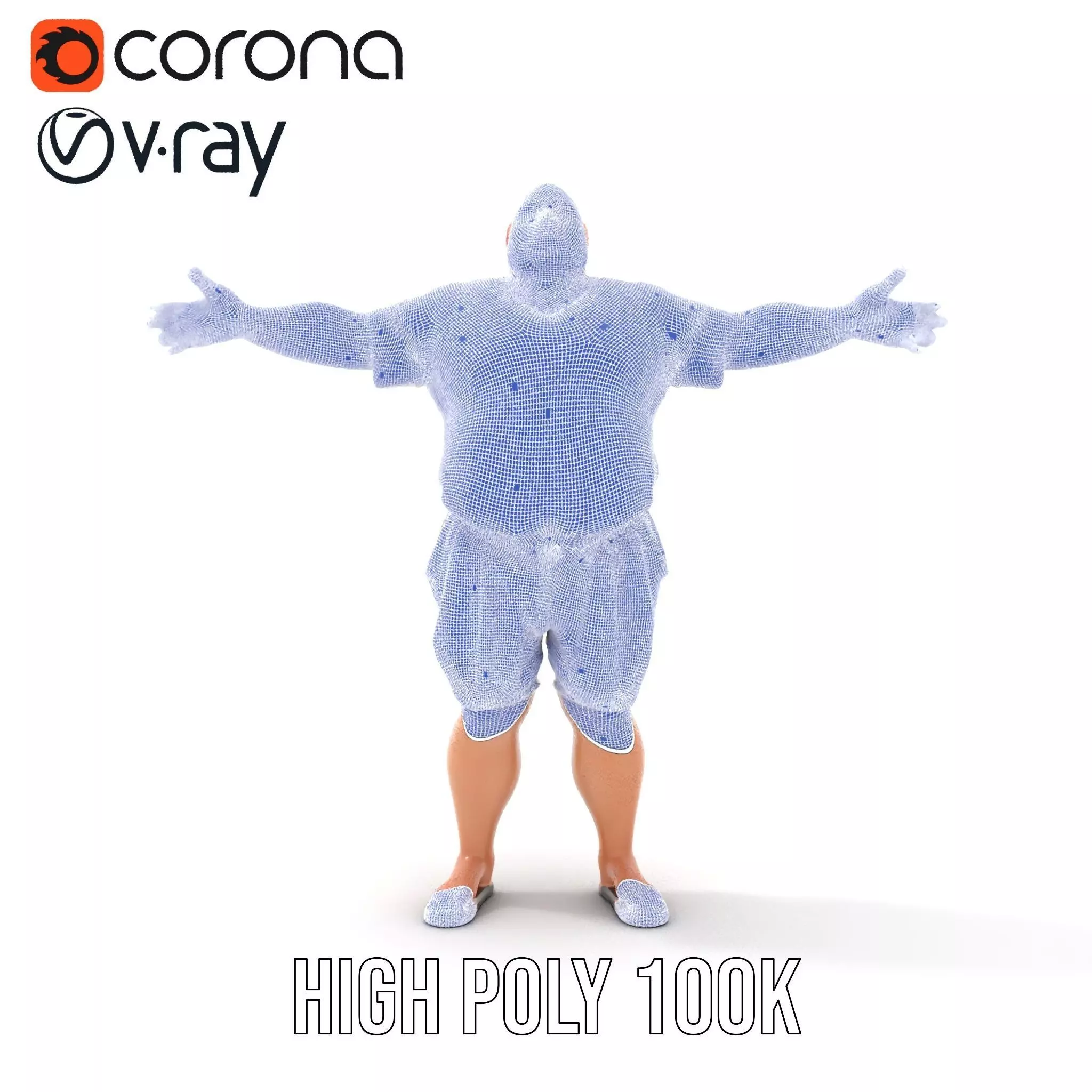 Casual Attire Male model pack Low-poly 3D model_34