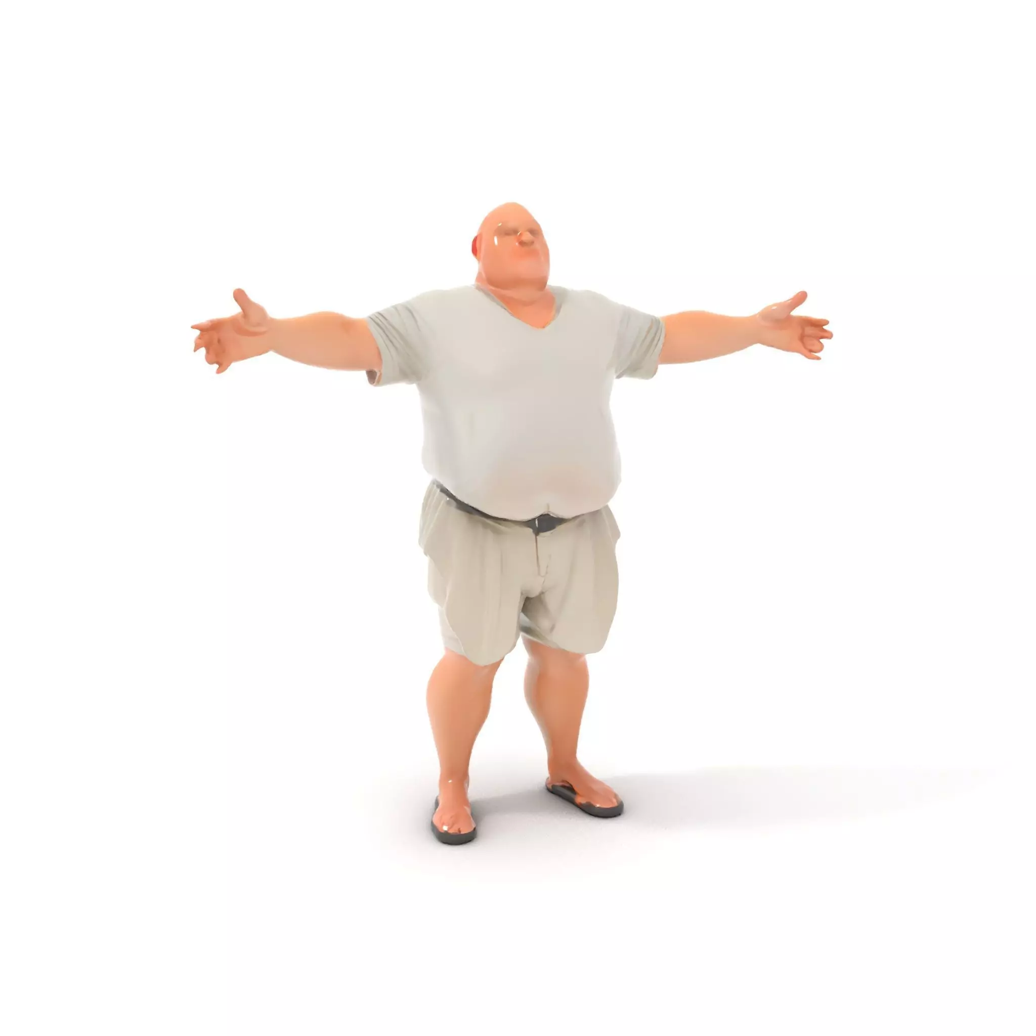 Casual Attire Male model pack Low-poly 3D model_0