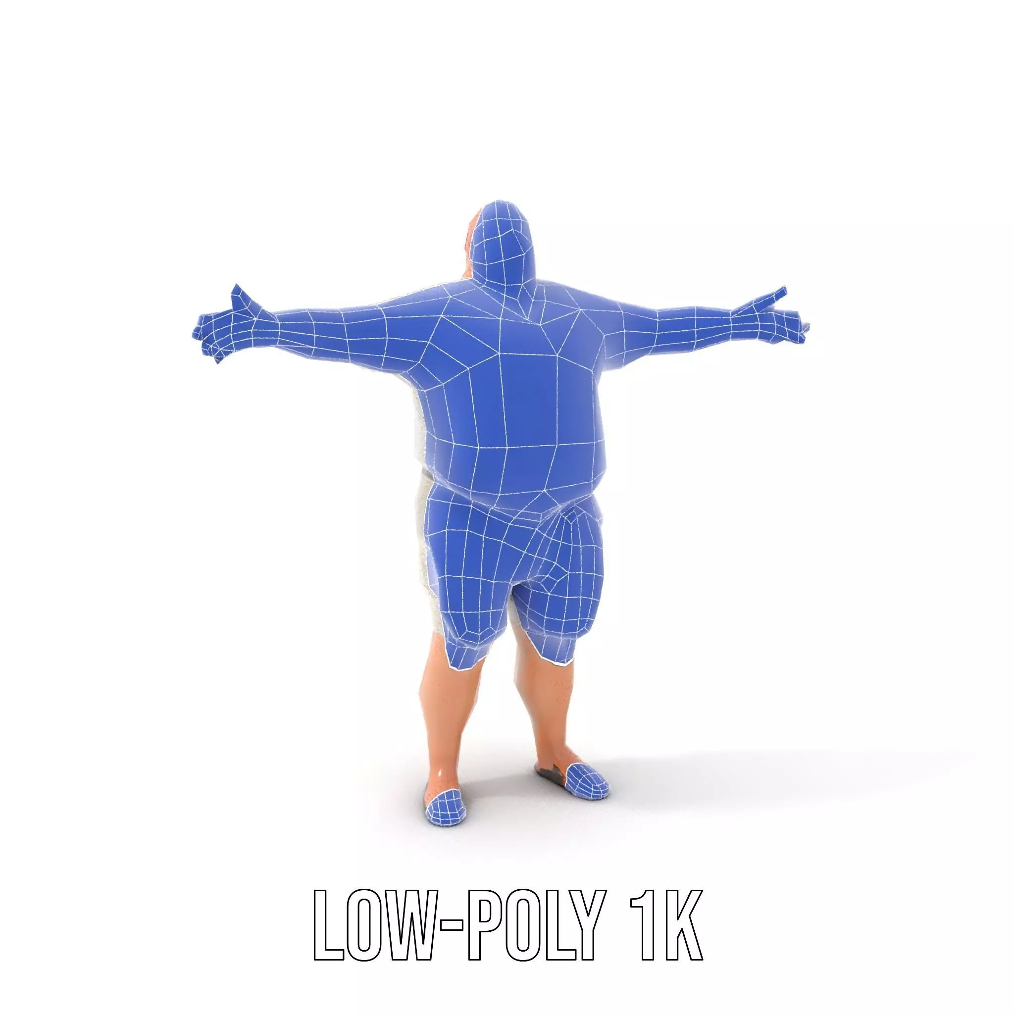 Casual Attire Male model pack Low-poly 3D model_27