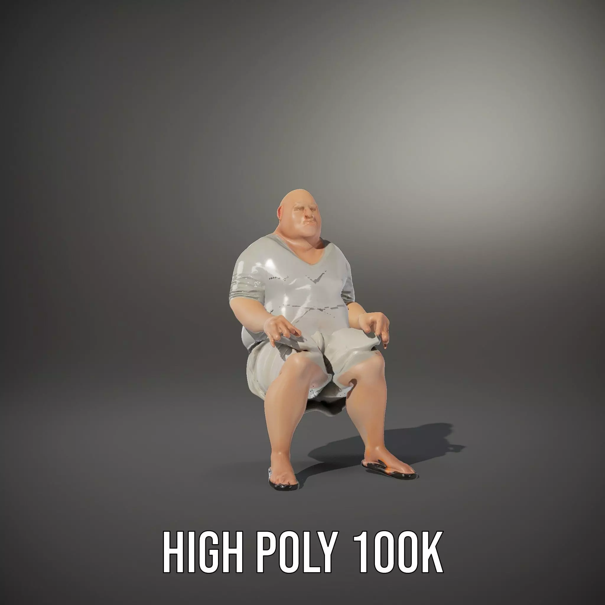Casual Attire Male model pack Low-poly 3D model_8