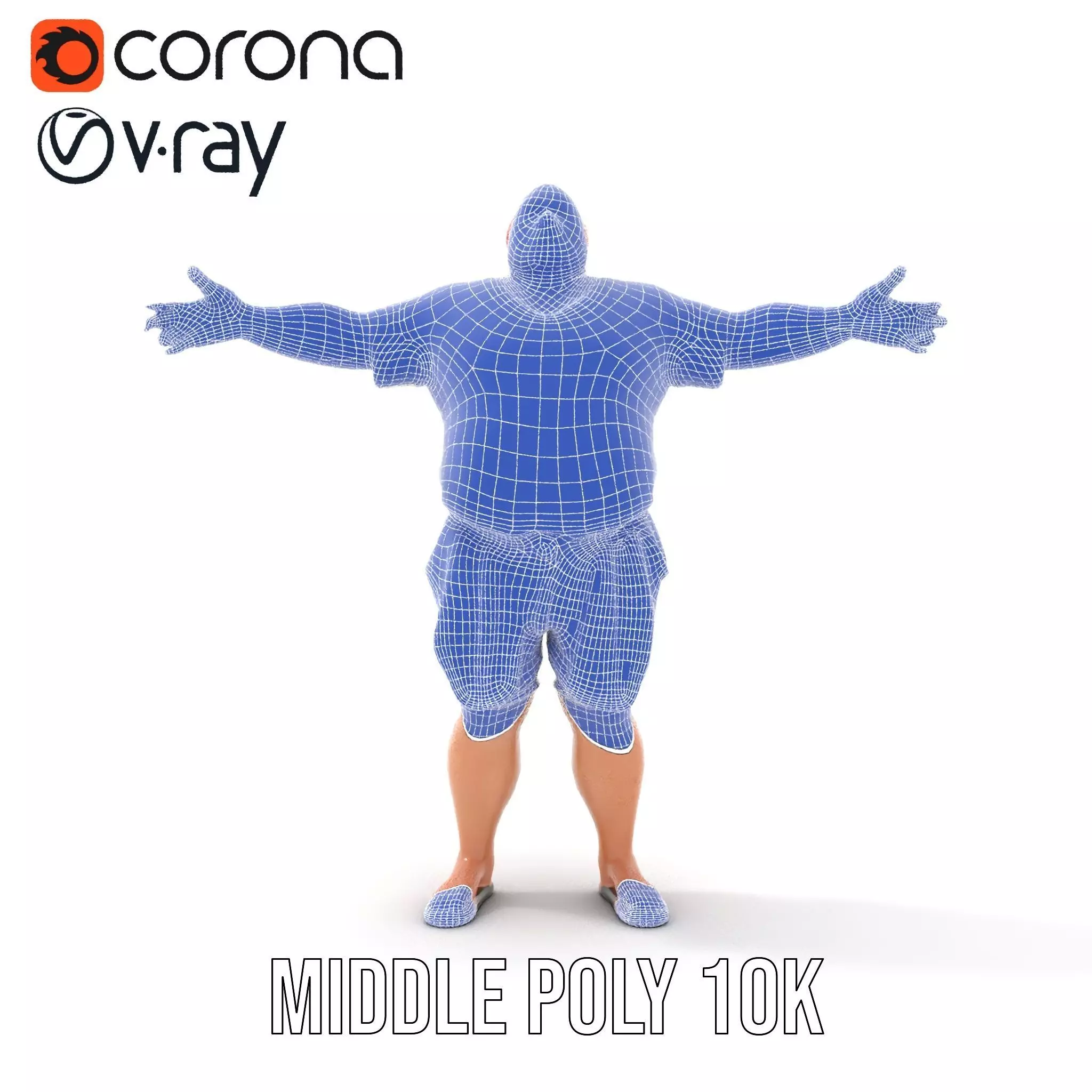 Casual Attire Male model pack Low-poly 3D model_19