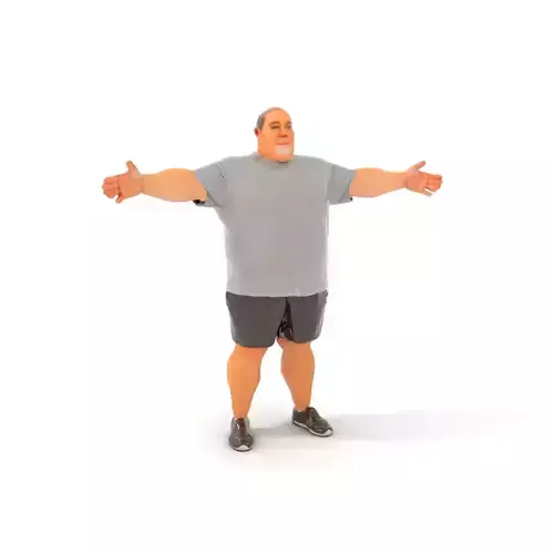 Casual Gray Outfit model pack Low-poly 3D model