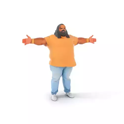 Casual Denim Outfit model pack