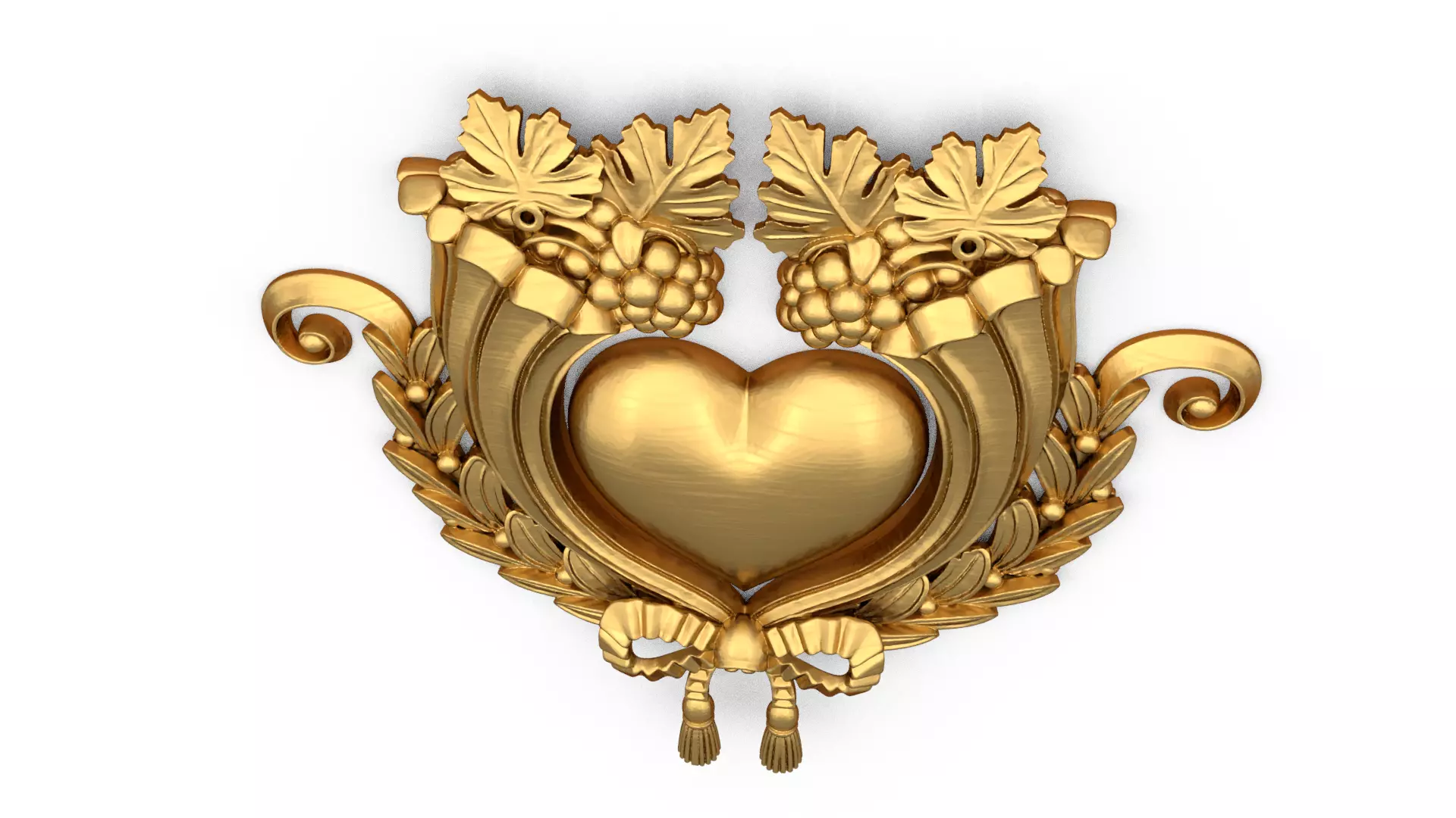 carved classic decorative ornament cnc 3d printing stl 60 3D model_3