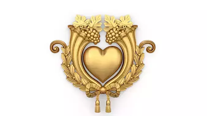 carved classic decorative ornament cnc 3d printing stl 60