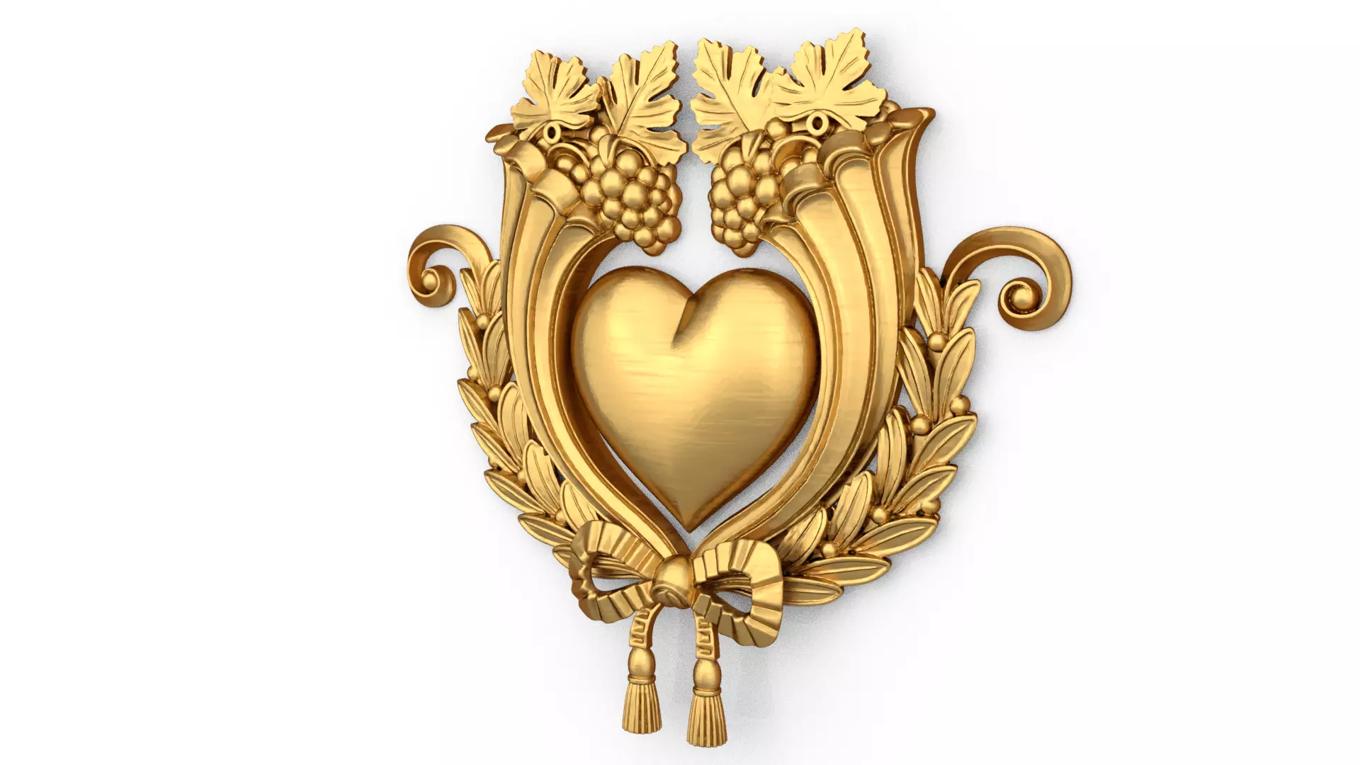 carved classic decorative ornament cnc 3d printing stl 60 3D model_2