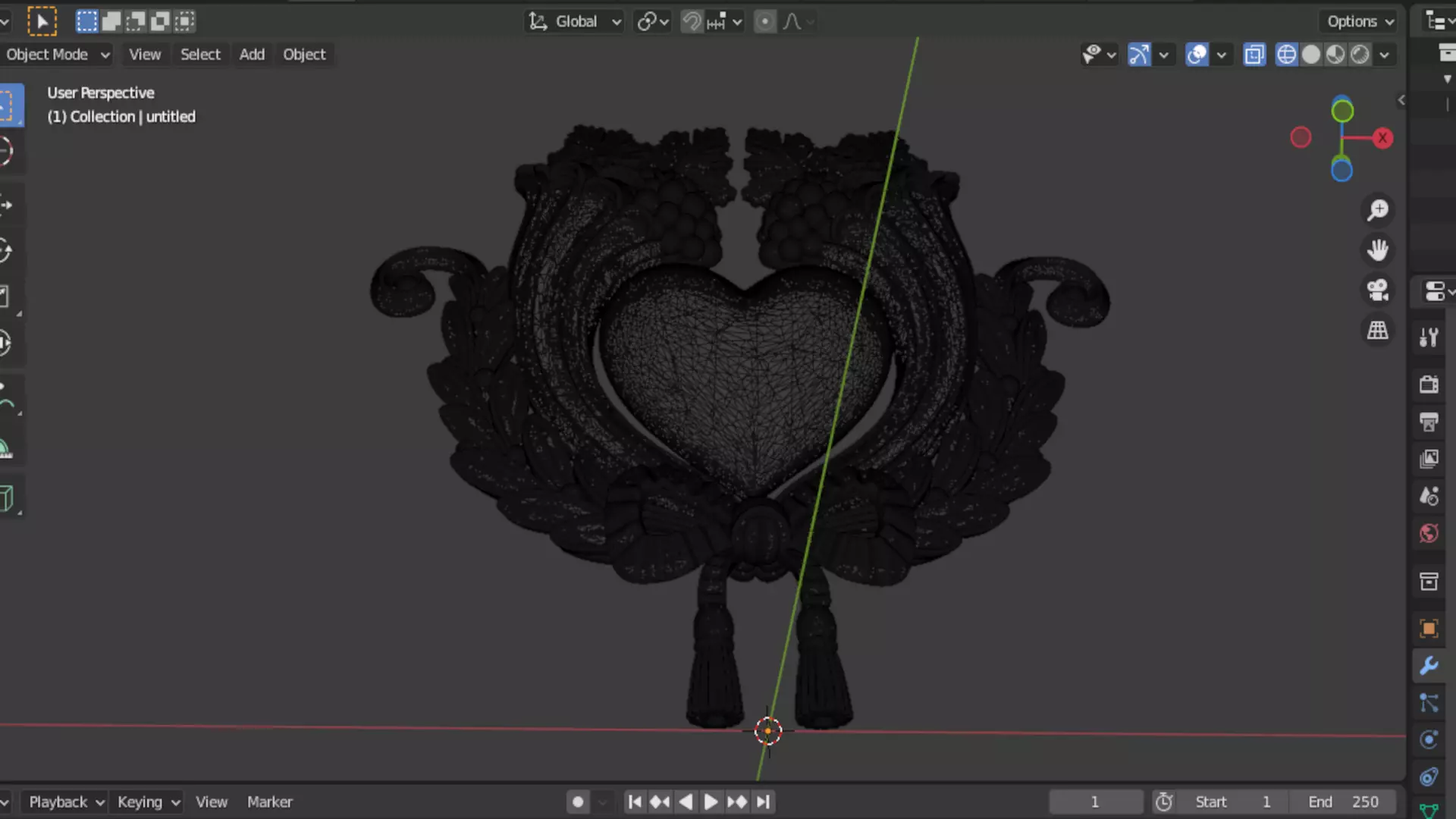 carved classic decorative ornament cnc 3d printing stl 60 3D model_7