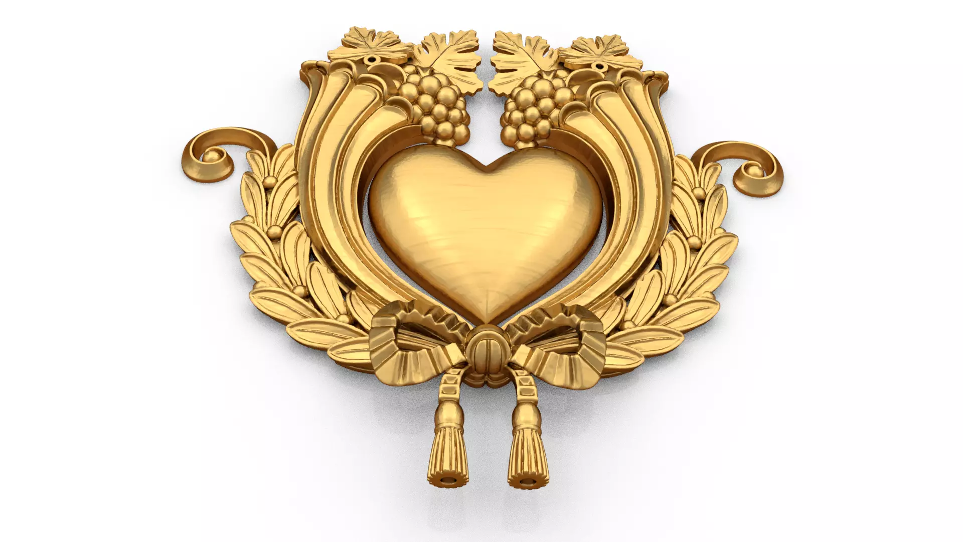 carved classic decorative ornament cnc 3d printing stl 60 3D model_4