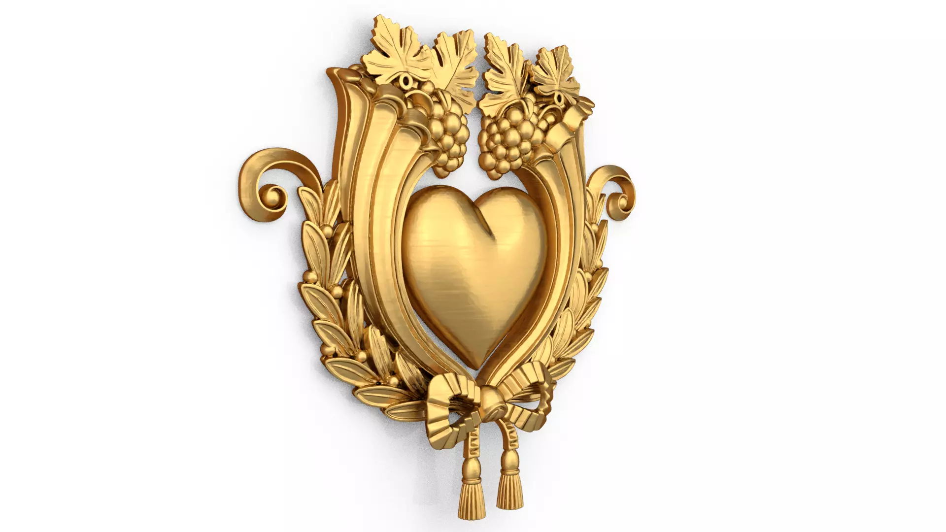 carved classic decorative ornament cnc 3d printing stl 60 3D model_1