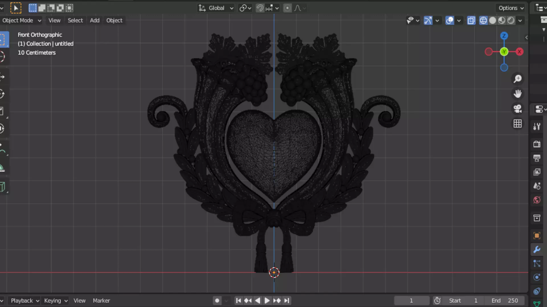 carved classic decorative ornament cnc 3d printing stl 60 3D model_6