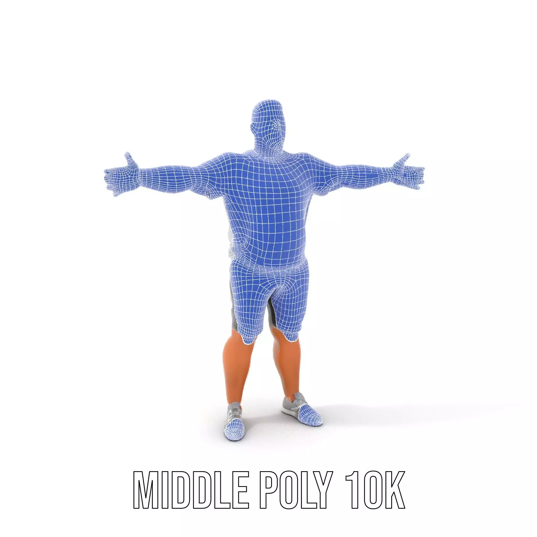 Casual Male Character model pack Low-poly 3D model_18