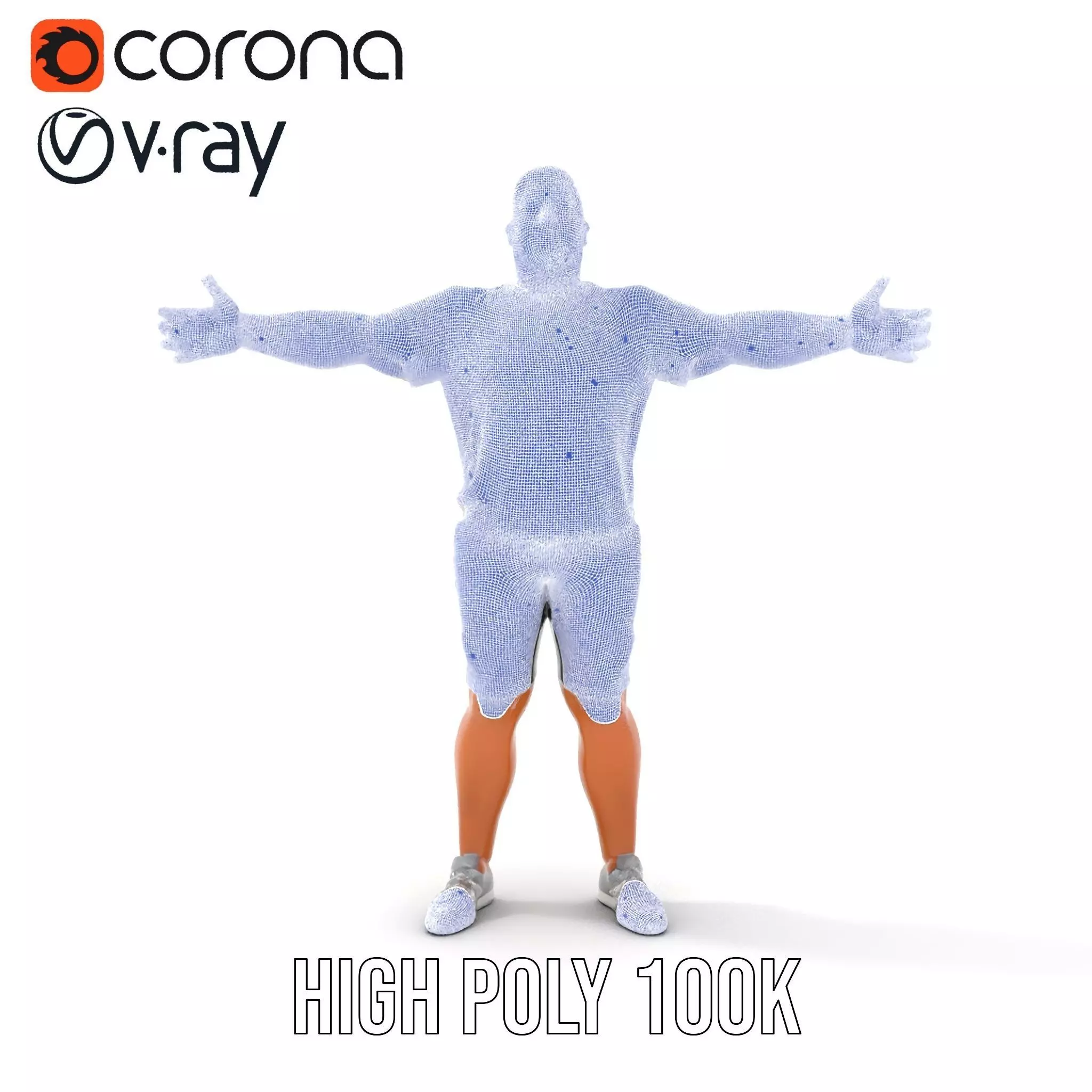 Casual Male Character model pack Low-poly 3D model_29