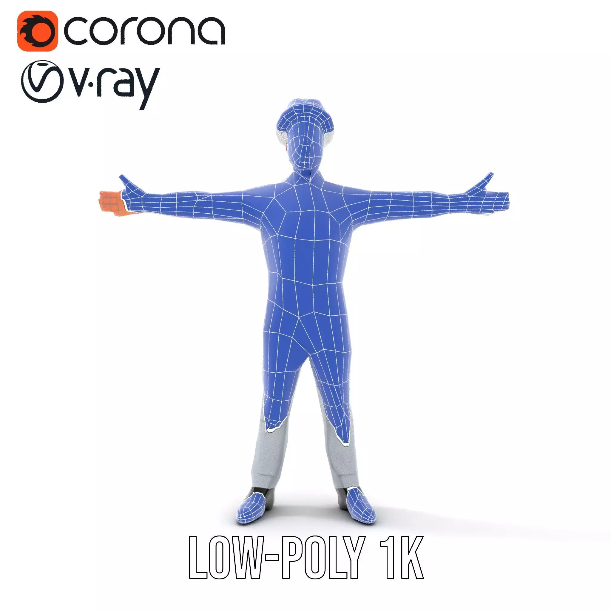 Grey Chef Outfit model pack Low-poly 3D model_27