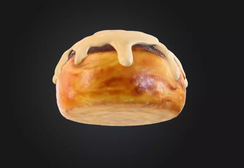 Cinnamon Delight Low-poly 3D model_11