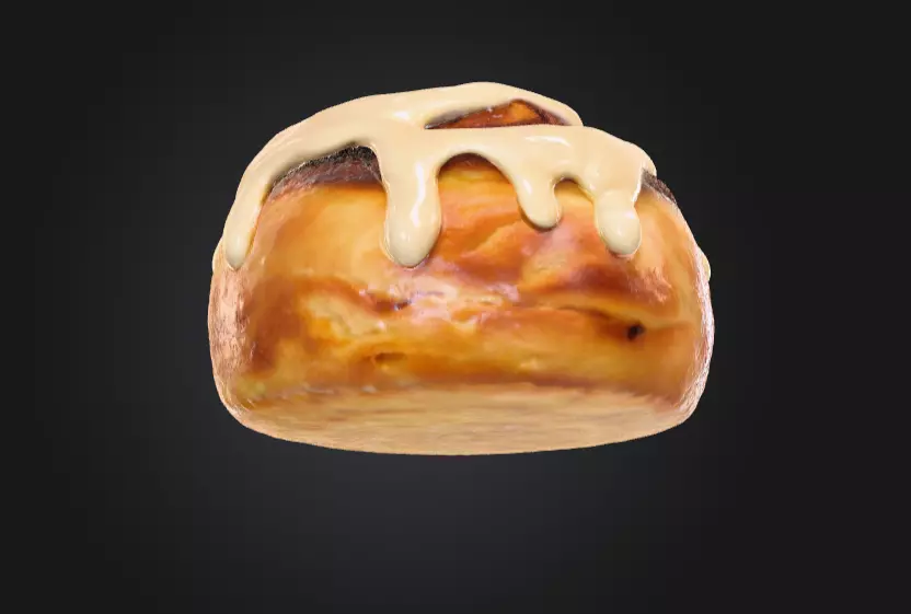 Cinnamon Delight Low-poly 3D model_12
