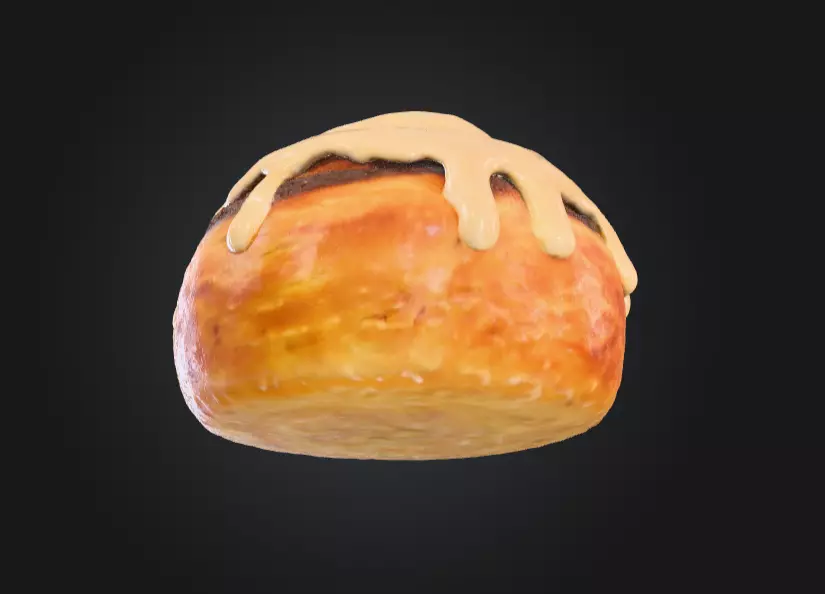 Cinnamon Delight Low-poly 3D model_9