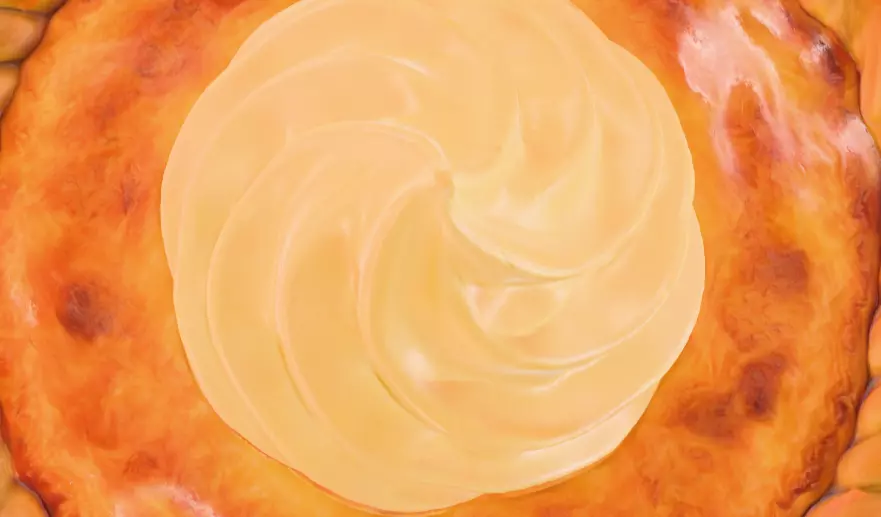 Pumpkin Pie Delight Low-poly 3D model_12