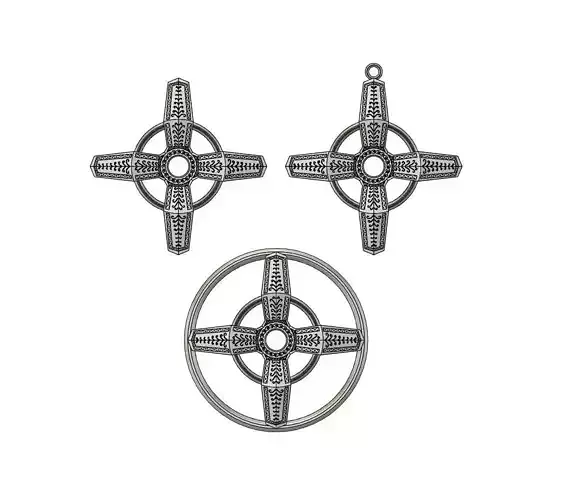 Warrior Nun Pendant and Necklace