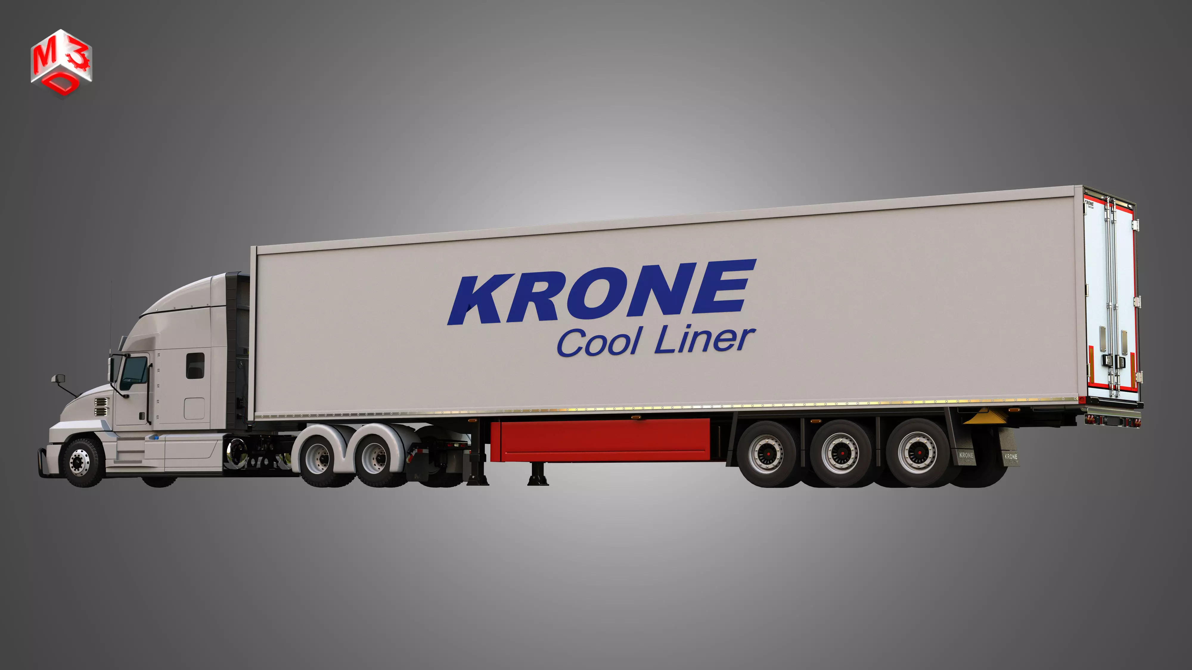 Anthem 64T Custom Sport Truck with Krone Trailer 3D model_9