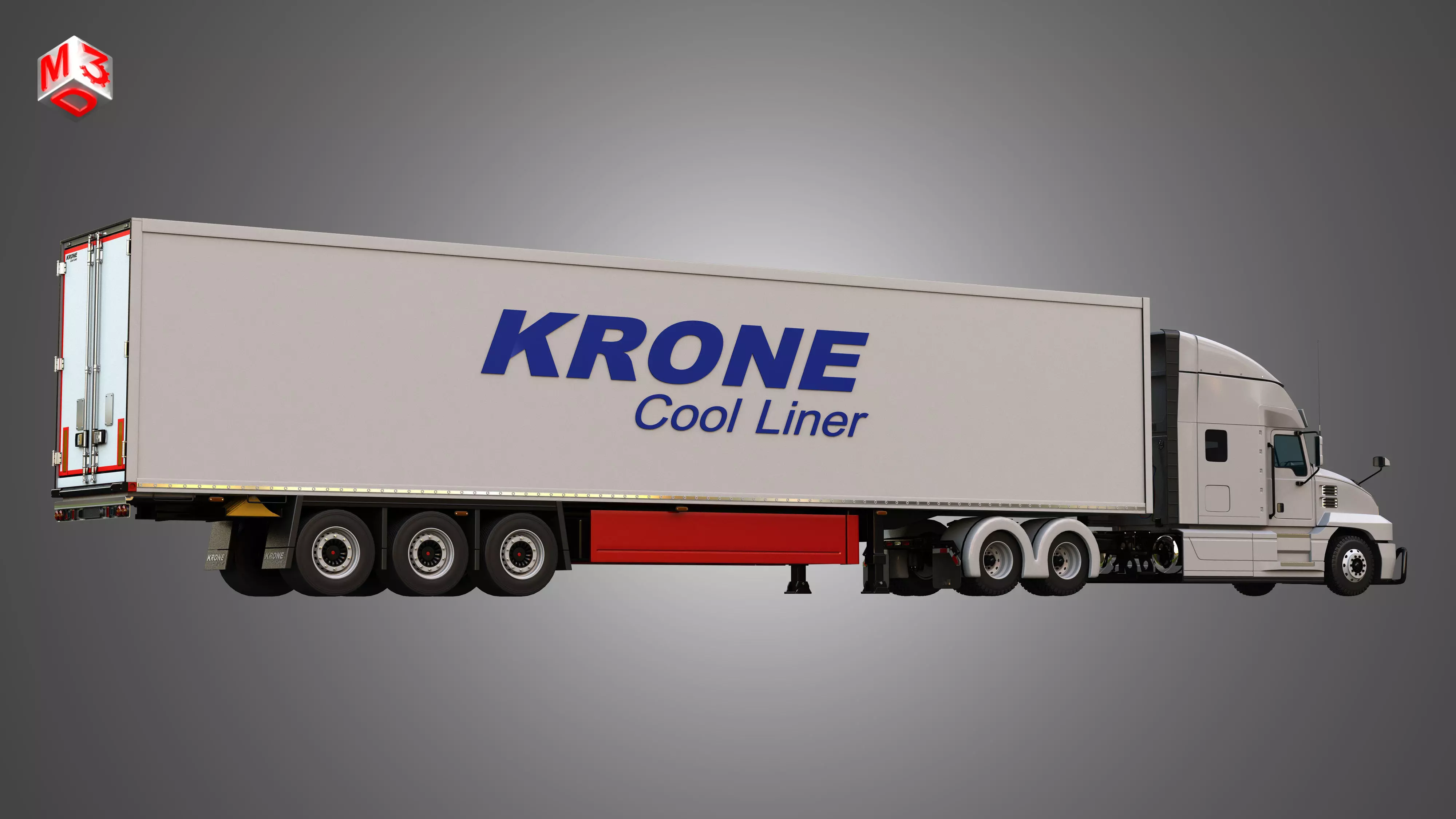 Anthem 64T Custom Sport Truck with Krone Trailer 3D model_7