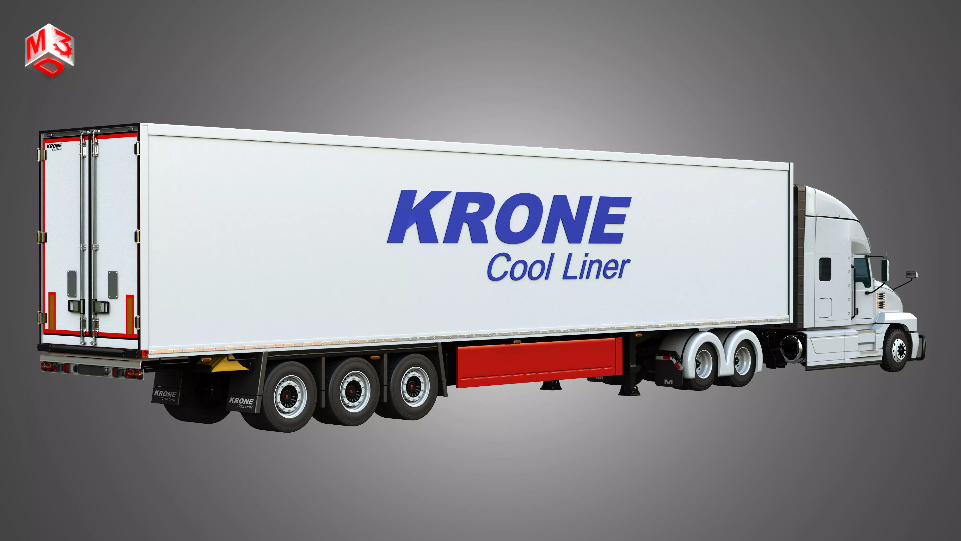 Anthem 64T Custom Sport Truck with Krone Trailer 3D model_1