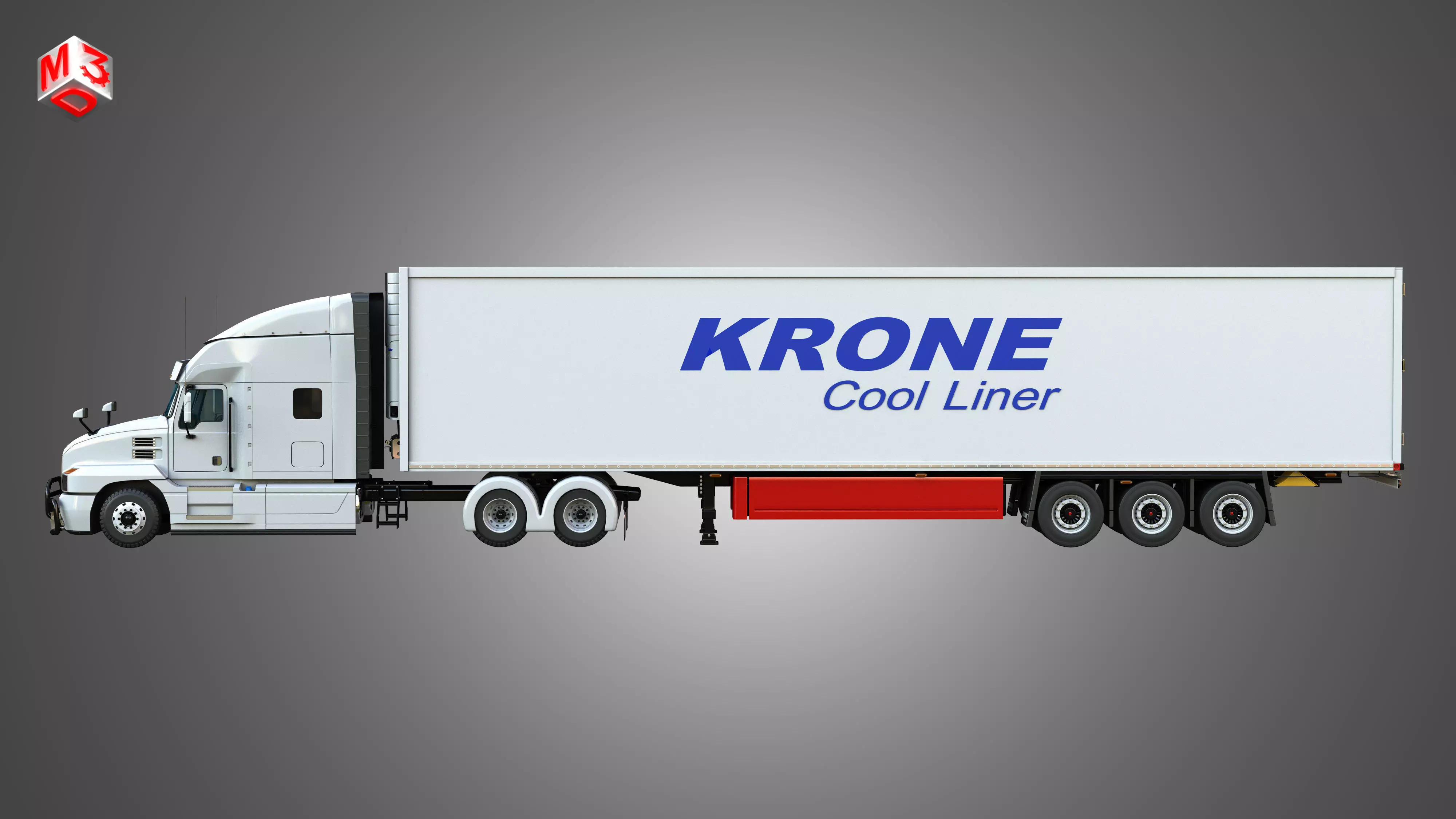 Anthem 64T Custom Sport Truck with Krone Trailer 3D model_4