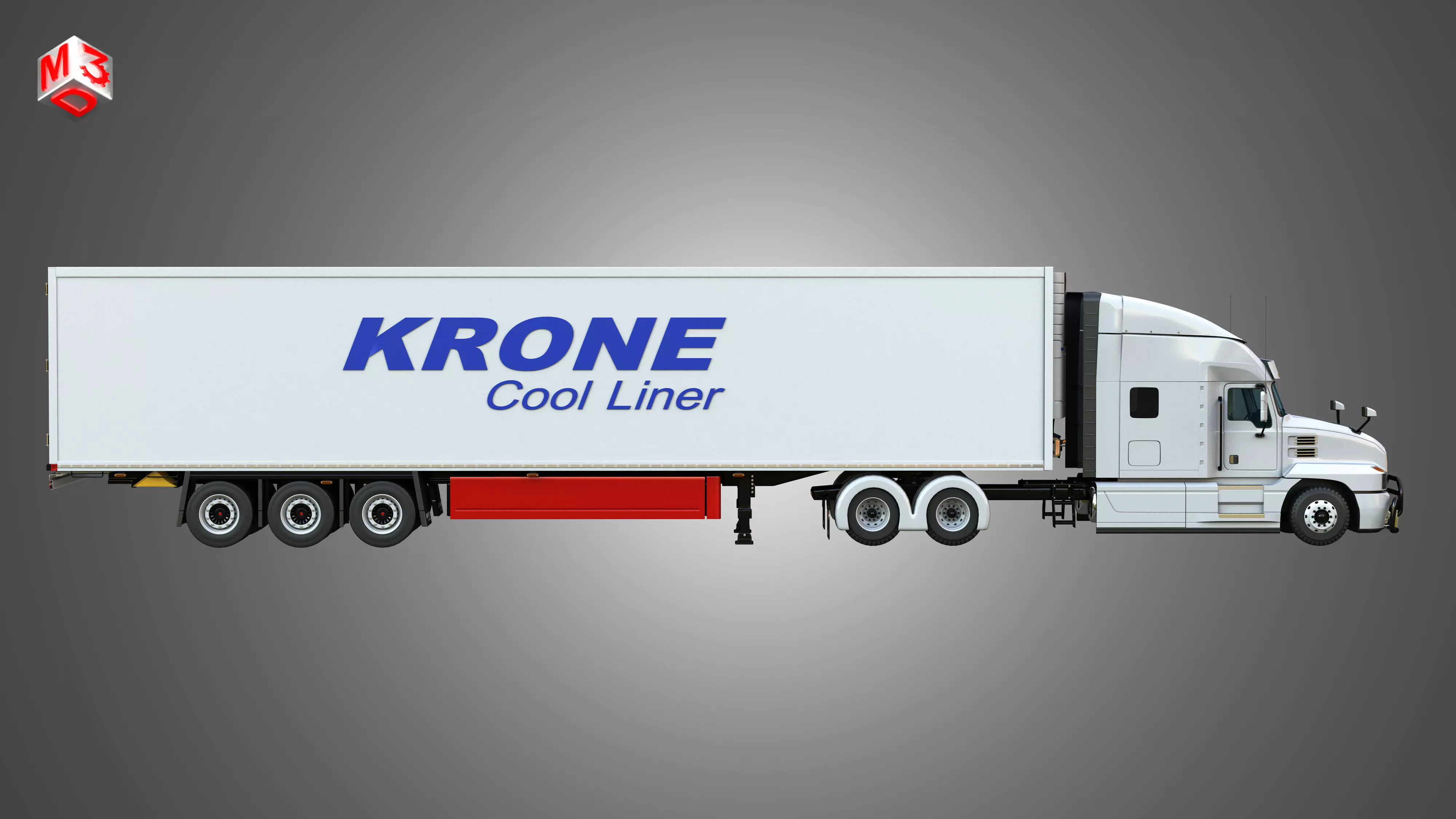 Anthem 64T Custom Sport Truck with Krone Trailer 3D model_5