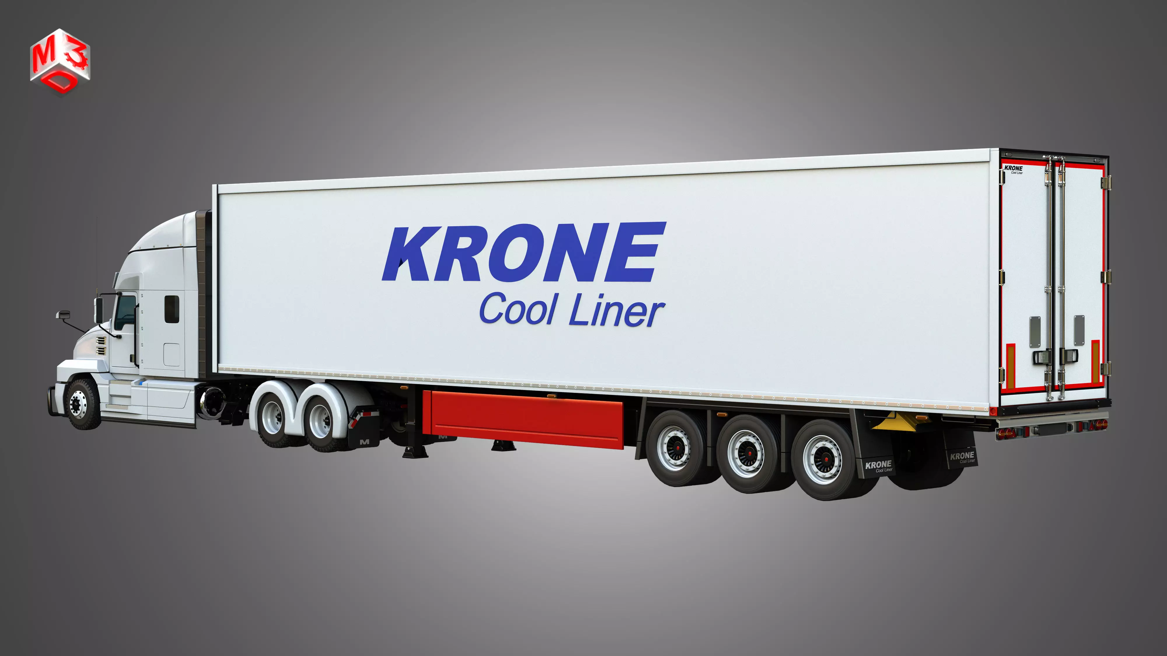 Anthem 64T Custom Sport Truck with Krone Trailer 3D model_3