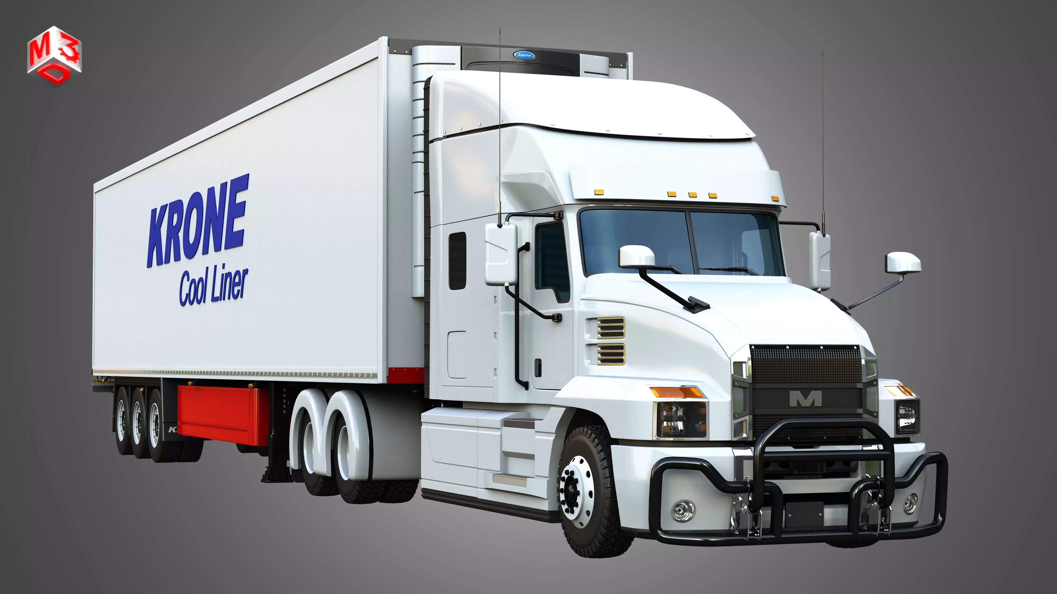 Anthem 64T Custom Sport Truck with Krone Trailer 3D model_12