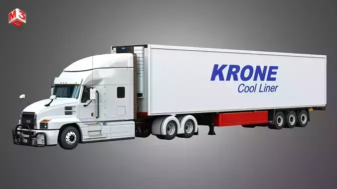 Anthem 64T Custom Sport Truck with Krone Trailer