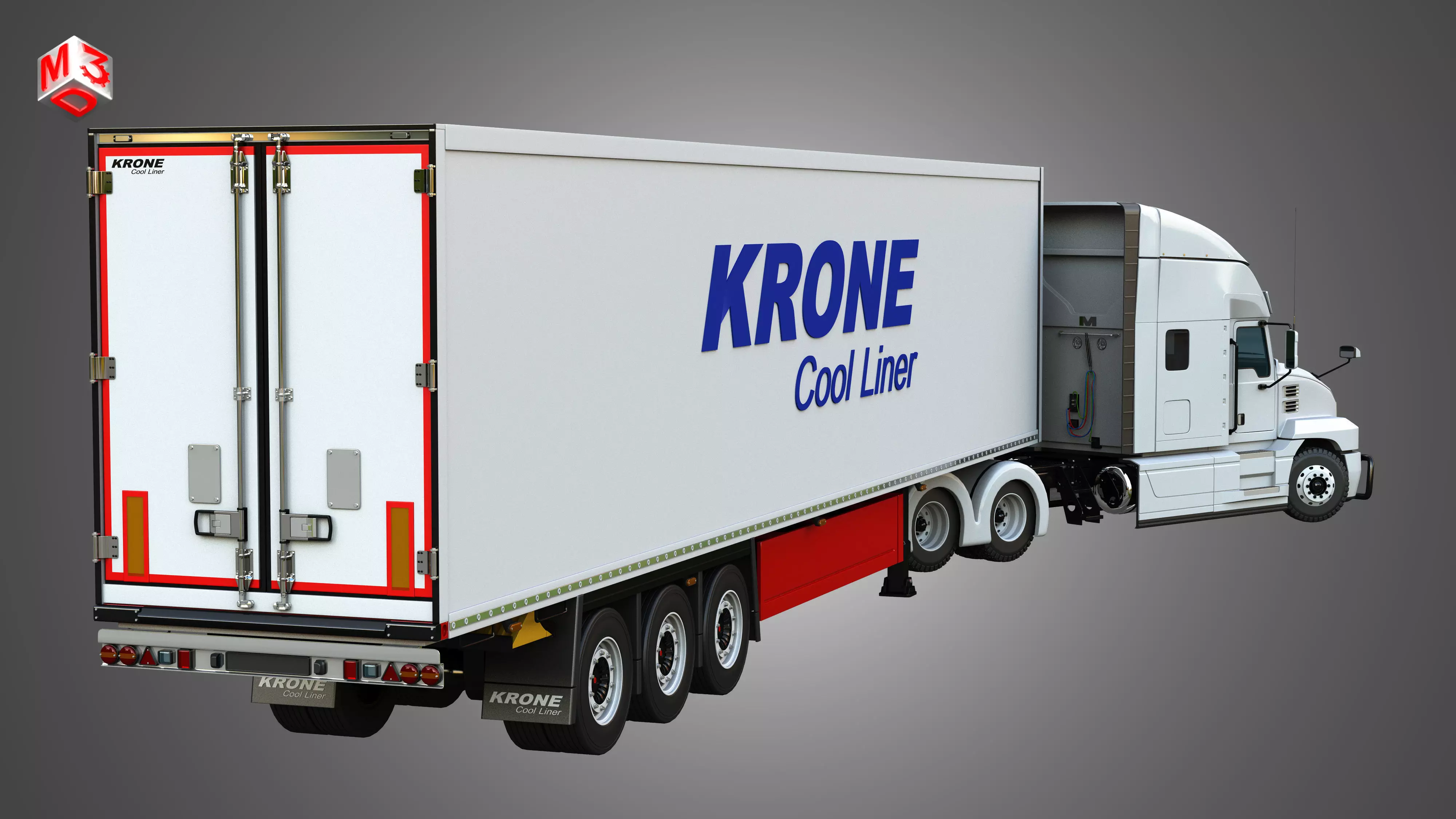 Anthem 64T Custom Sport Truck with Krone Trailer 3D model_23