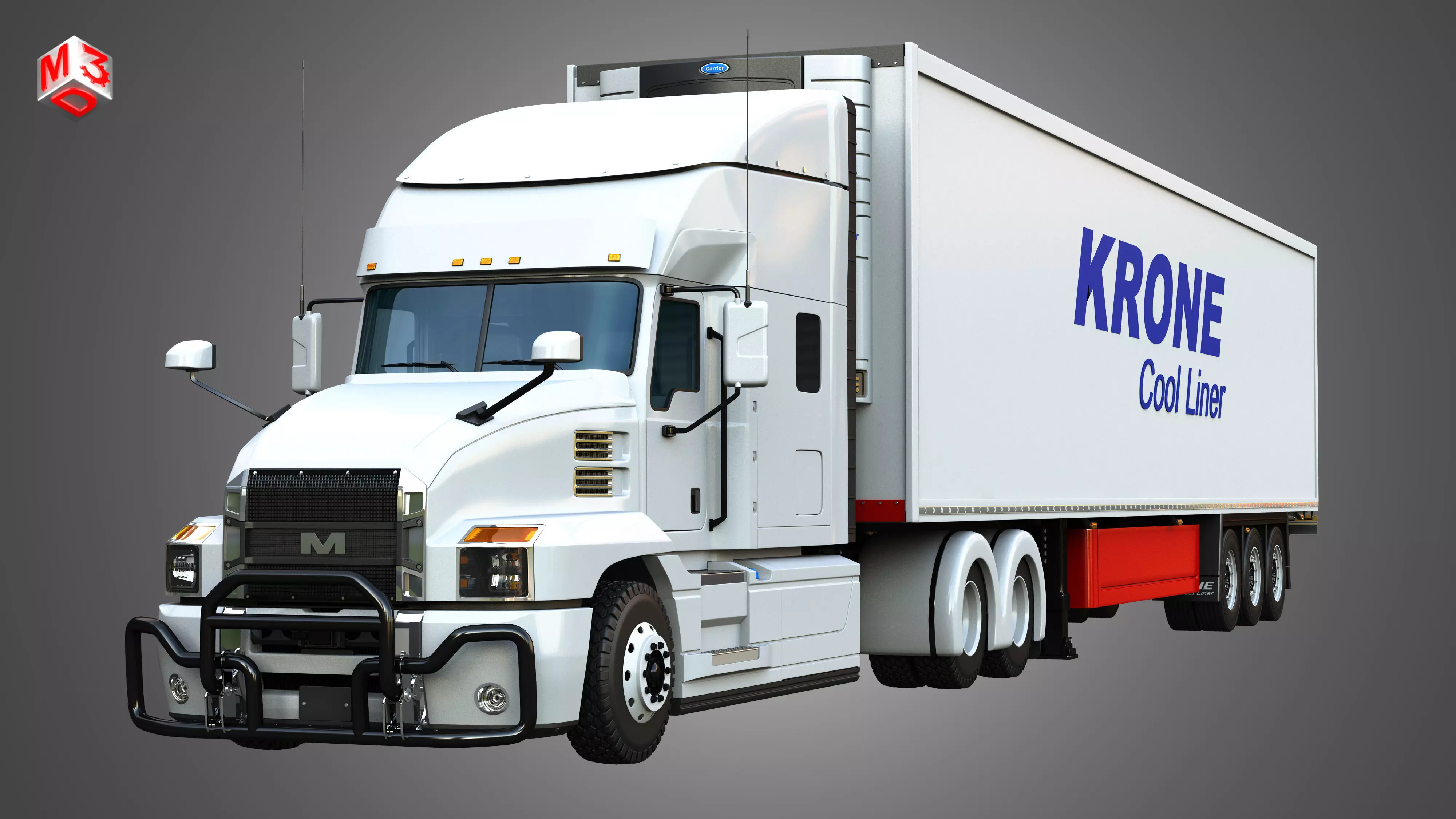 Anthem 64T Custom Sport Truck with Krone Trailer 3D model_10