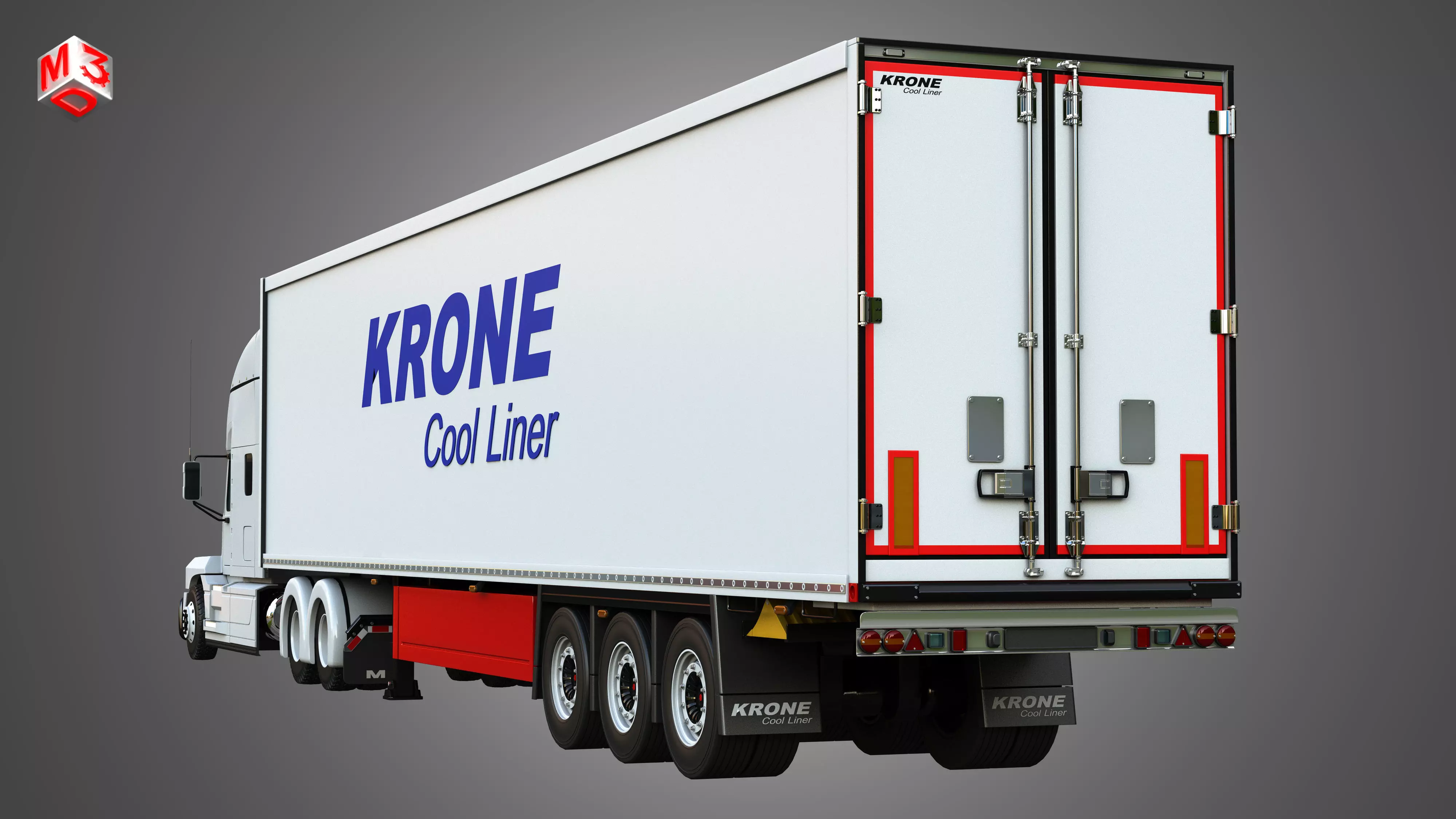 Anthem 64T Custom Sport Truck with Krone Trailer 3D model_13