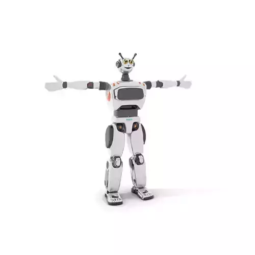 Friendly Robot Companion model pack Low-poly 3D model