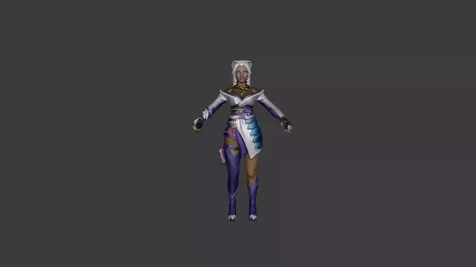 Loba Fan Art 3D Character Model 