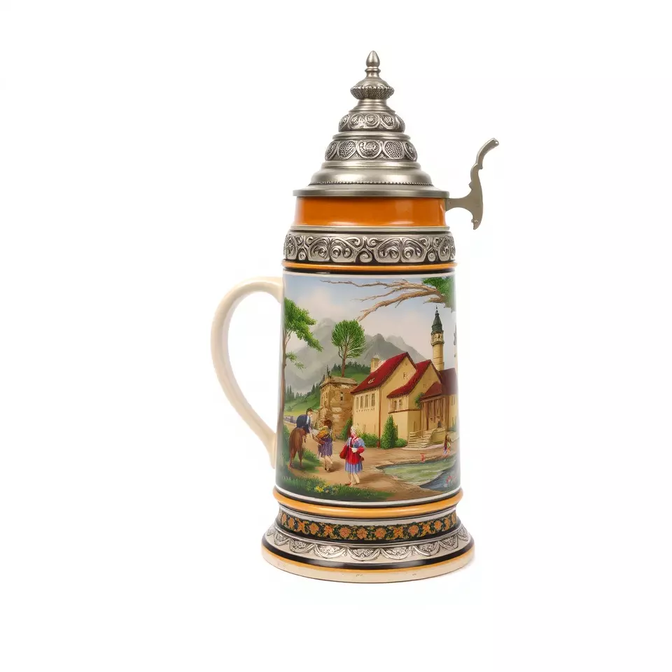 Decorative Beer Stein model pack Low-poly 3D model_2