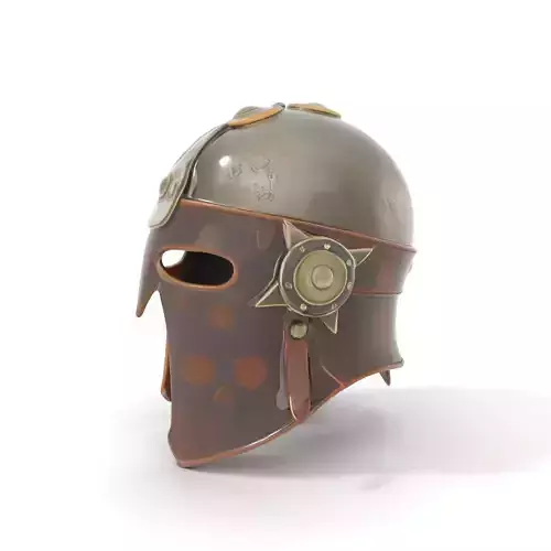Medieval Steel Helmet model pack Low-poly 3D model