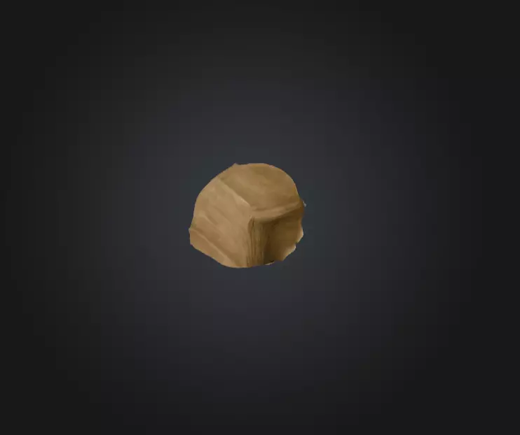 Wooden Totem of Whispering Souls Low-poly 3D model_14
