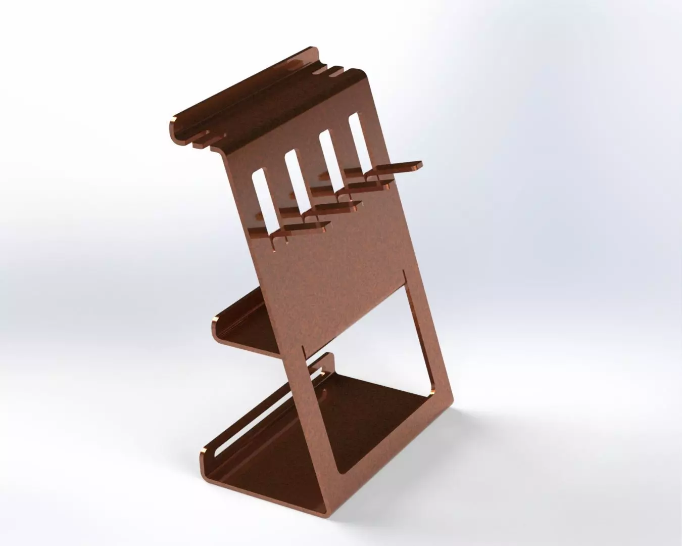 3D printers and sheet metal cutting and bending - organizer 3D print model_5