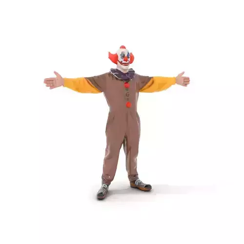 Colorful Clown Costume model pack Low-poly 3D model